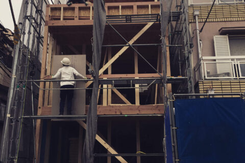 大阪市住吉区「路地のある家」上棟です！