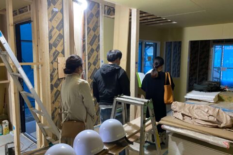 構造見学会を開催いたしました。