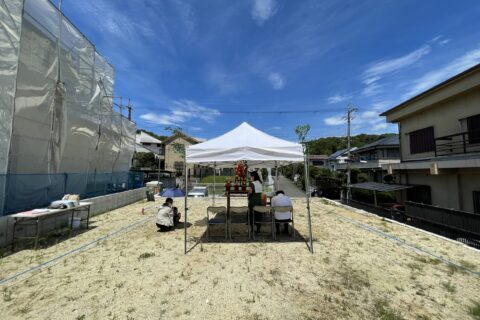 吹田の家　地鎮祭が執り行われました。