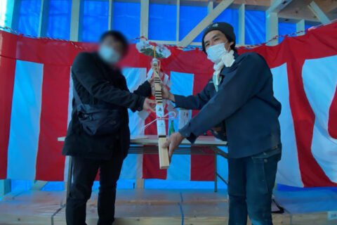 樟葉の家　上棟式