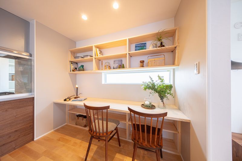 大阪狭山市、河内長野市、富田林市、堺市、和泉市でリビング学習スペース付きの住宅はリーフアーキテクチュア