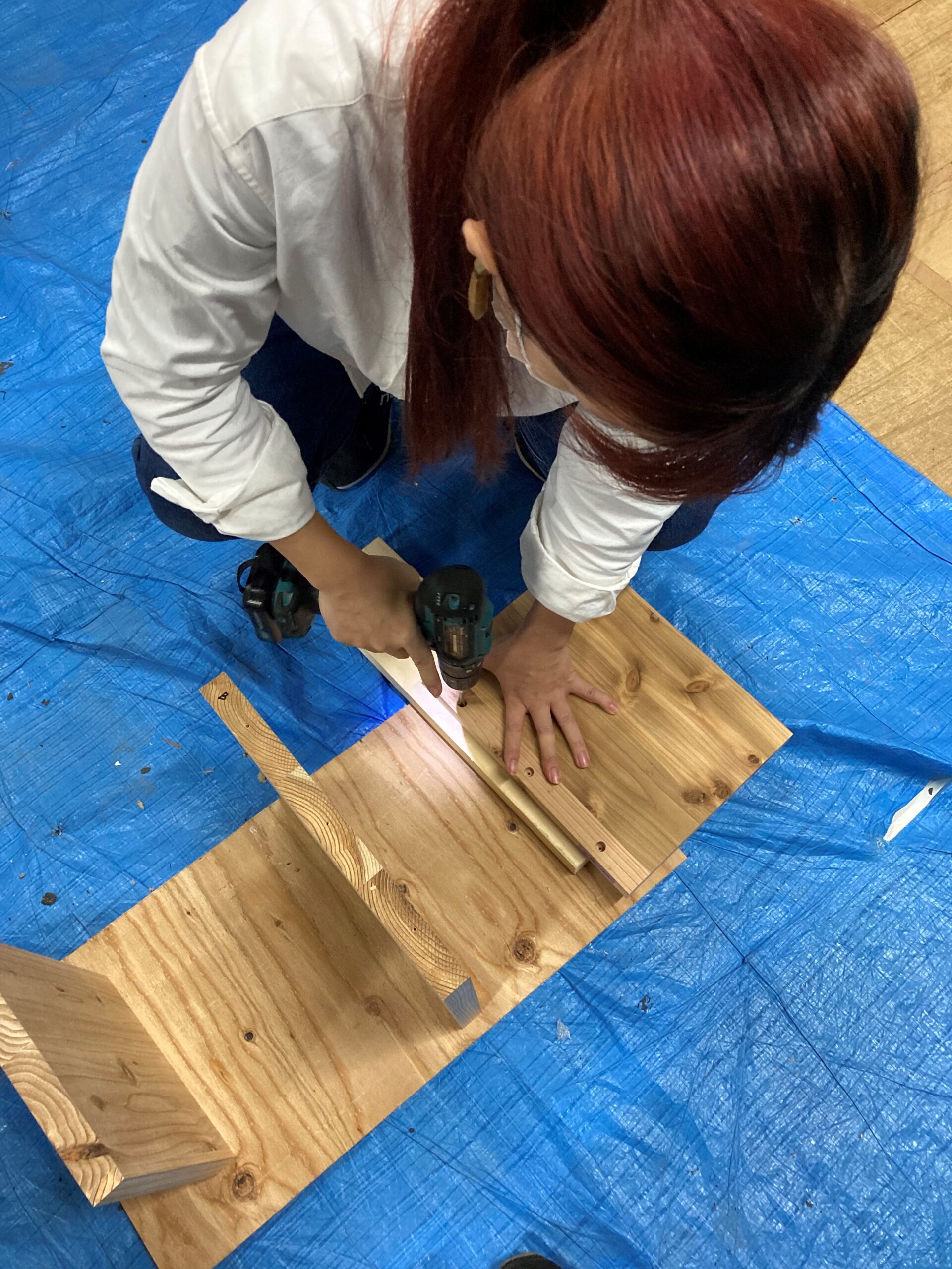 リーフアーキテクチャはお子様と木工体験を行っています。