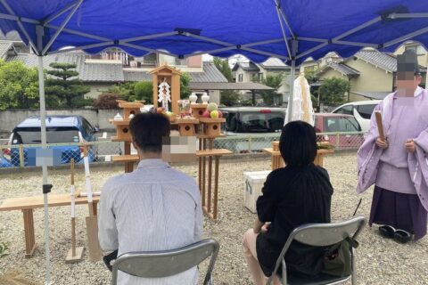 東くみの木の家　地鎮祭