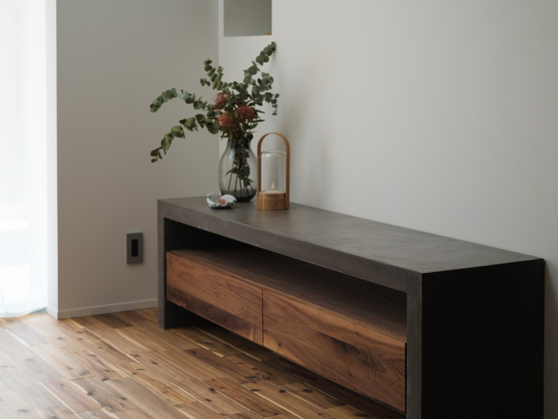 大阪でモールテックス家具付き住宅ならリーフアーキテクチュア