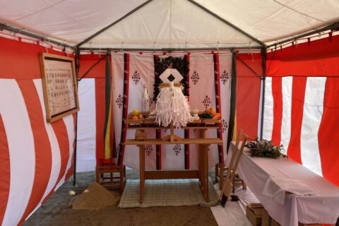 神宮寺の家　地鎮祭