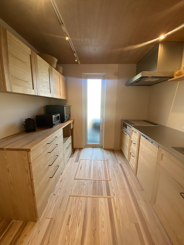 大阪で天然木キッチンの住宅ならリーフアーキテクチャ