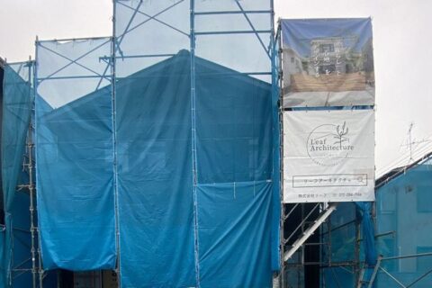 「神宮寺の家」構造見学会の様子