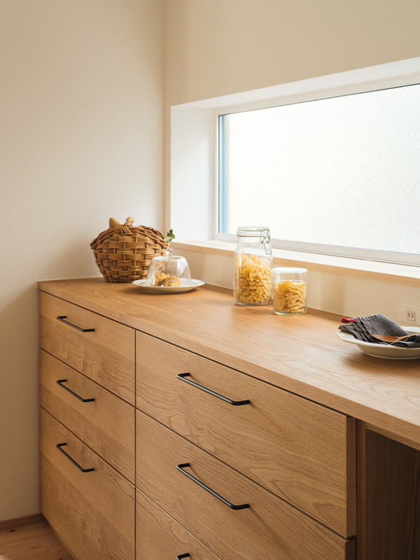 オーダーキッチンが標準装備のリーフアーキテクチャの注文住宅