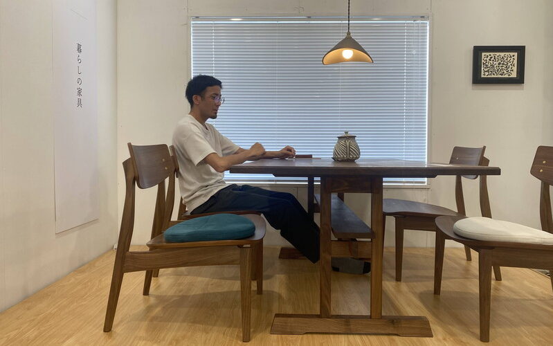 家具からはじめる家づくりのリーフアーキテクチャはダイニングセットも標準装備
