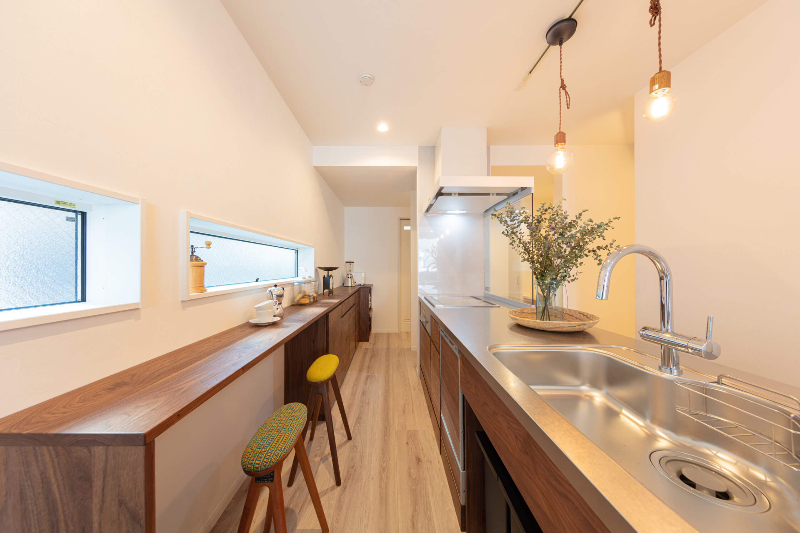 狭小地３階建て路地のある家の写真8