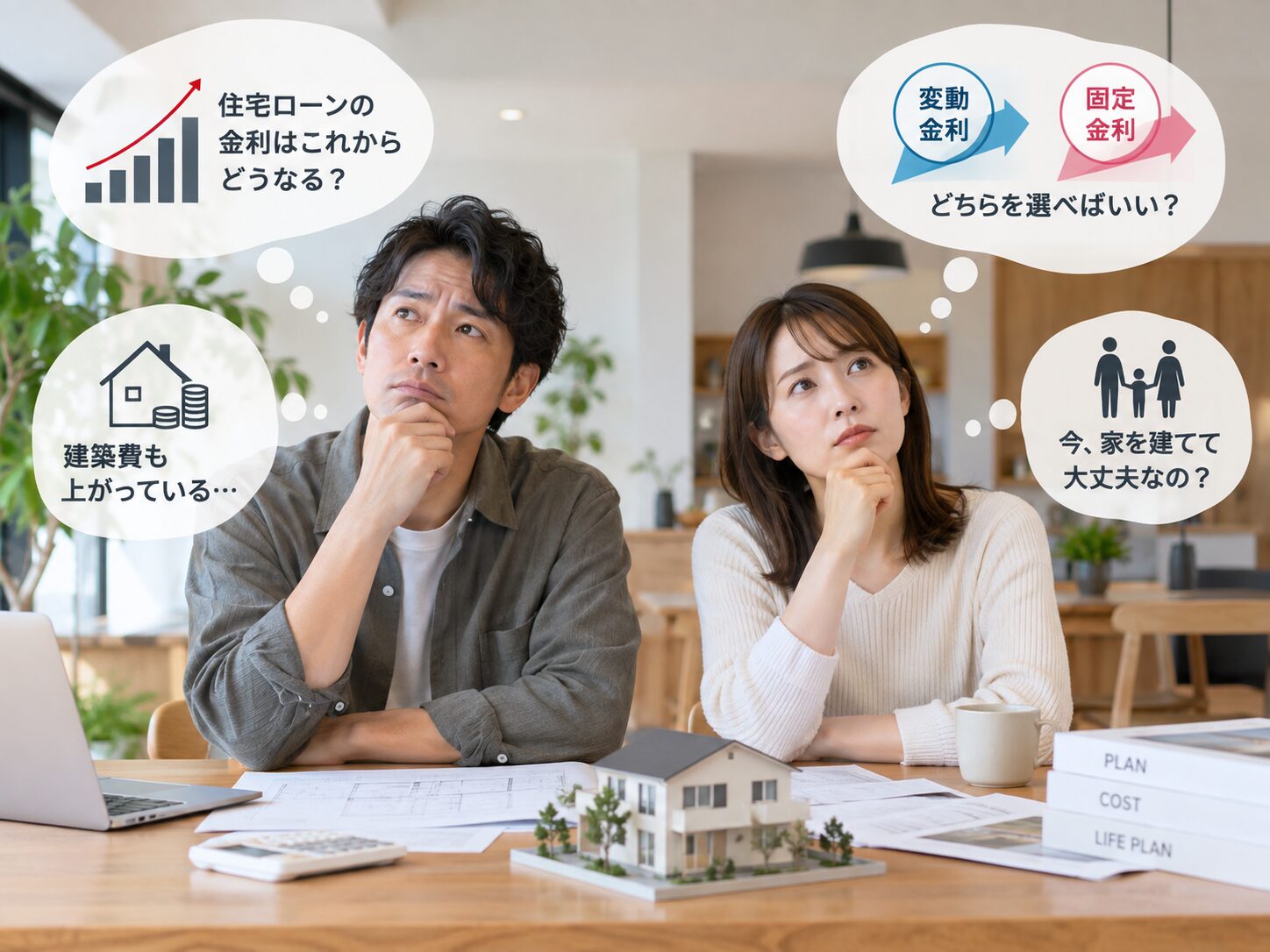 高金利時代にこれから家を建てても大丈夫?|大阪でインテリアにこだわる高性能住宅はリーフアーキテクチャ
